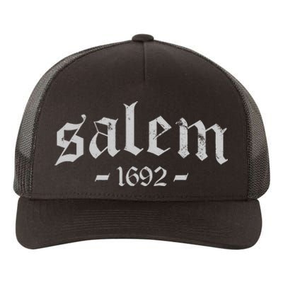 Salem 1692 Salem Witch Trials Retro Vintage Distressed Yupoong Adult 5-Panel Trucker Hat