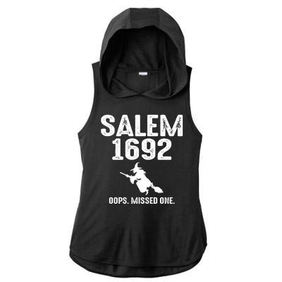 Salem 1692 Ladies PosiCharge Tri-Blend Wicking Draft Hoodie Tank