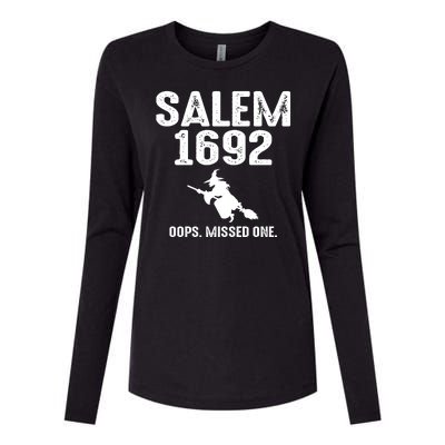 Salem 1692 Womens Cotton Relaxed Long Sleeve T-Shirt