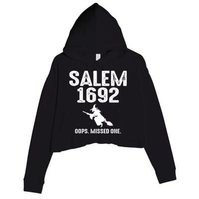 Salem 1692 Crop Fleece Hoodie