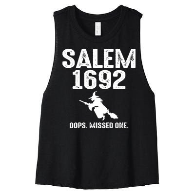 Salem 1692 Women's Racerback Cropped Tank