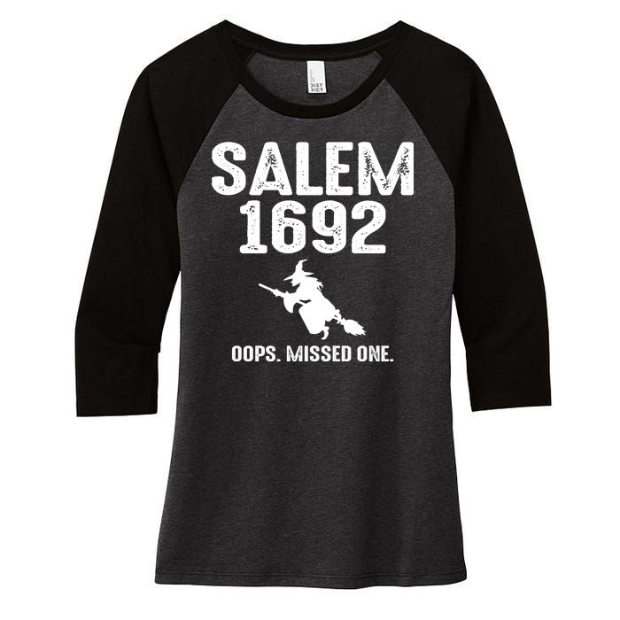 Salem 1692 Women's Tri-Blend 3/4-Sleeve Raglan Shirt