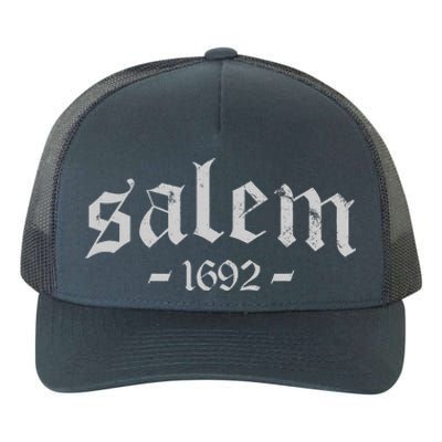 Salem 1692 Salem Witch Trials Retro Vintage Distressed Yupoong Adult 5-Panel Trucker Hat