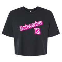 Schwarbie 12 Bella+Canvas Jersey Crop Tee