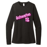 Schwarbie 12 Womens CVC Long Sleeve Shirt