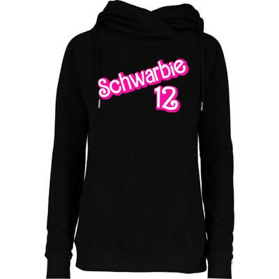 Schwarbie 12 Womens Funnel Neck Pullover Hood