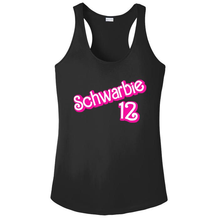 Schwarbie 12 Ladies PosiCharge Competitor Racerback Tank