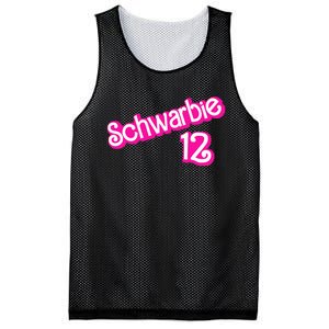 Schwarbie 12 Mesh Reversible Basketball Jersey Tank