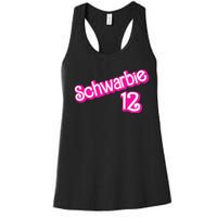 Schwarbie 12 Women's Racerback Tank