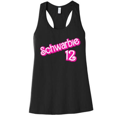 Schwarbie 12 Women's Racerback Tank