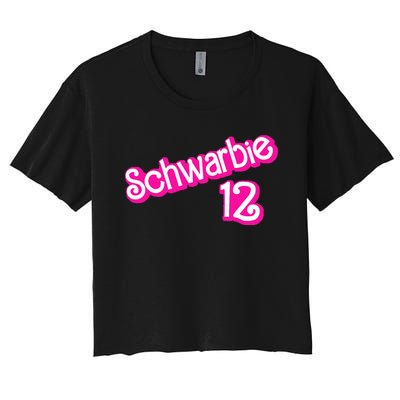 Schwarbie 12 Women's Crop Top Tee