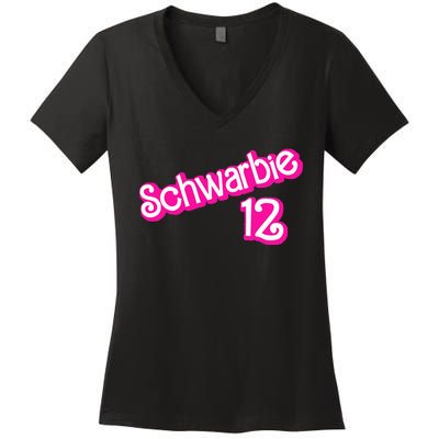 Schwarbie 12 Women's V-Neck T-Shirt