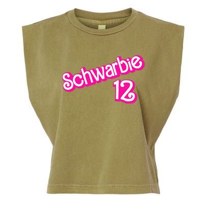 Schwarbie 12 Garment-Dyed Women's Muscle Tee