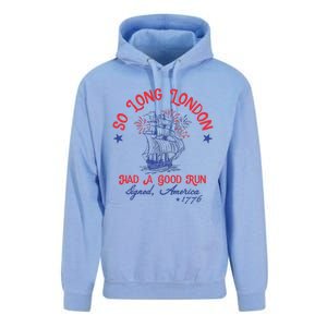 Ship 1776 So Long London Had A Good Run America 1776 Unisex Surf Hoodie