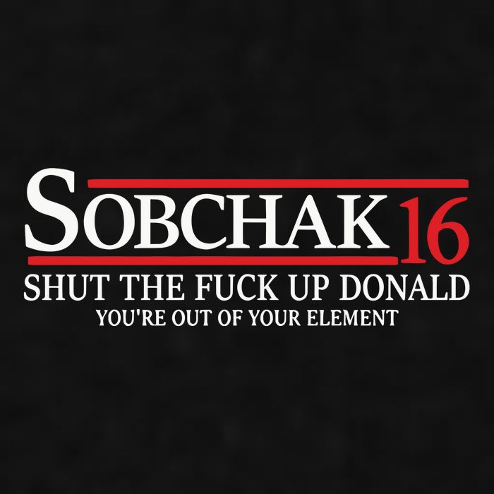 Sobchak 16 Shut The Fuck Up Donald YouRe Out Of Your Element Ladies PosiCharge Tri-Blend Wicking Tank