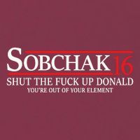 Sobchak 16 Shut The Fuck Up Donald YouRe Out Of Your Element 16oz Travel Tumbler