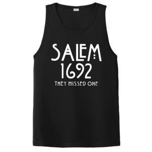 Salem 1692 They Missed One Funny Halloween Witch PosiCharge Competitor Tank