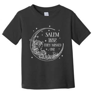 Salem 1692 They Missed One Massachusetts Witch Halloween Costume Toddler T-Shirt