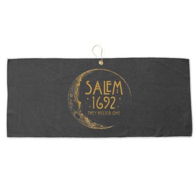 Salem 1692 They Missed One Halloween Large Microfiber Waffle Golf Towel