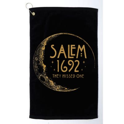 Salem 1692 They Missed One Halloween Platinum Collection Golf Towel