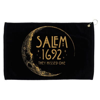 Salem 1692 They Missed One Halloween Grommeted Golf Towel