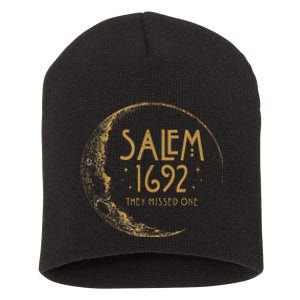 Salem 1692 They Missed One Halloween Short Acrylic Beanie