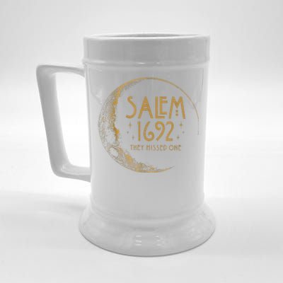 Salem 1692 They Missed One Halloween Beer Stein