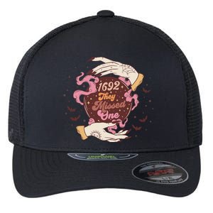 Salem 1692 They Missed One Halloween Witch Trials Flexfit Unipanel Trucker Cap