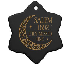 Salem 1692 They Missed One Ceramic Star Ornament