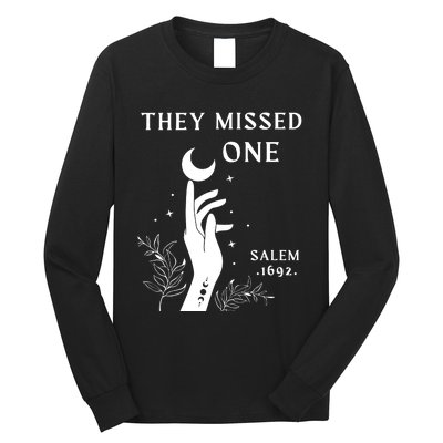 Salem 1692 They Missed One Halloween Long Sleeve Shirt