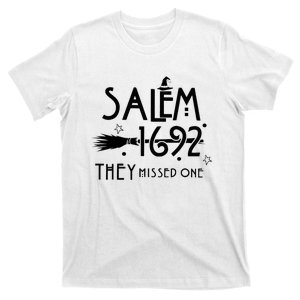 Salem 1692 They Missed One Witch Halloween T-Shirt