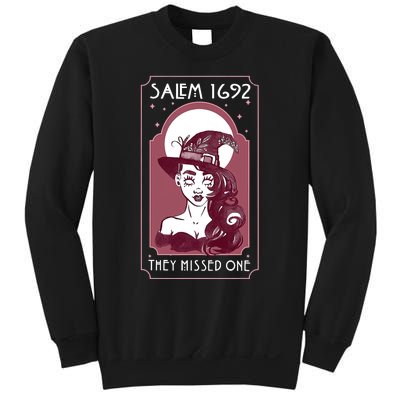 Salem 1692 They Missed One Salem Witch Halloween Sweatshirt