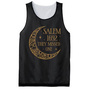 Salem 1692 They Missed One Mesh Reversible Basketball Jersey Tank