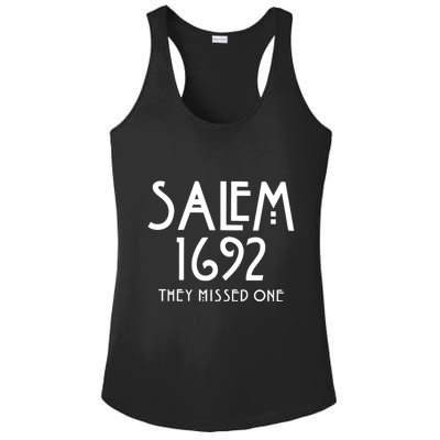 Salem 1692 They Missed One Trending Ladies PosiCharge Competitor Racerback Tank