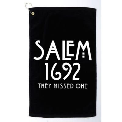 Salem 1692 They Missed One Trending Golf Towel