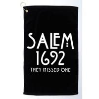 Salem 1692 They Missed One Trending Golf Towel