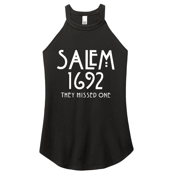 Salem 1692 They Missed One Trending Women's Perfect Tri Rocker Tank