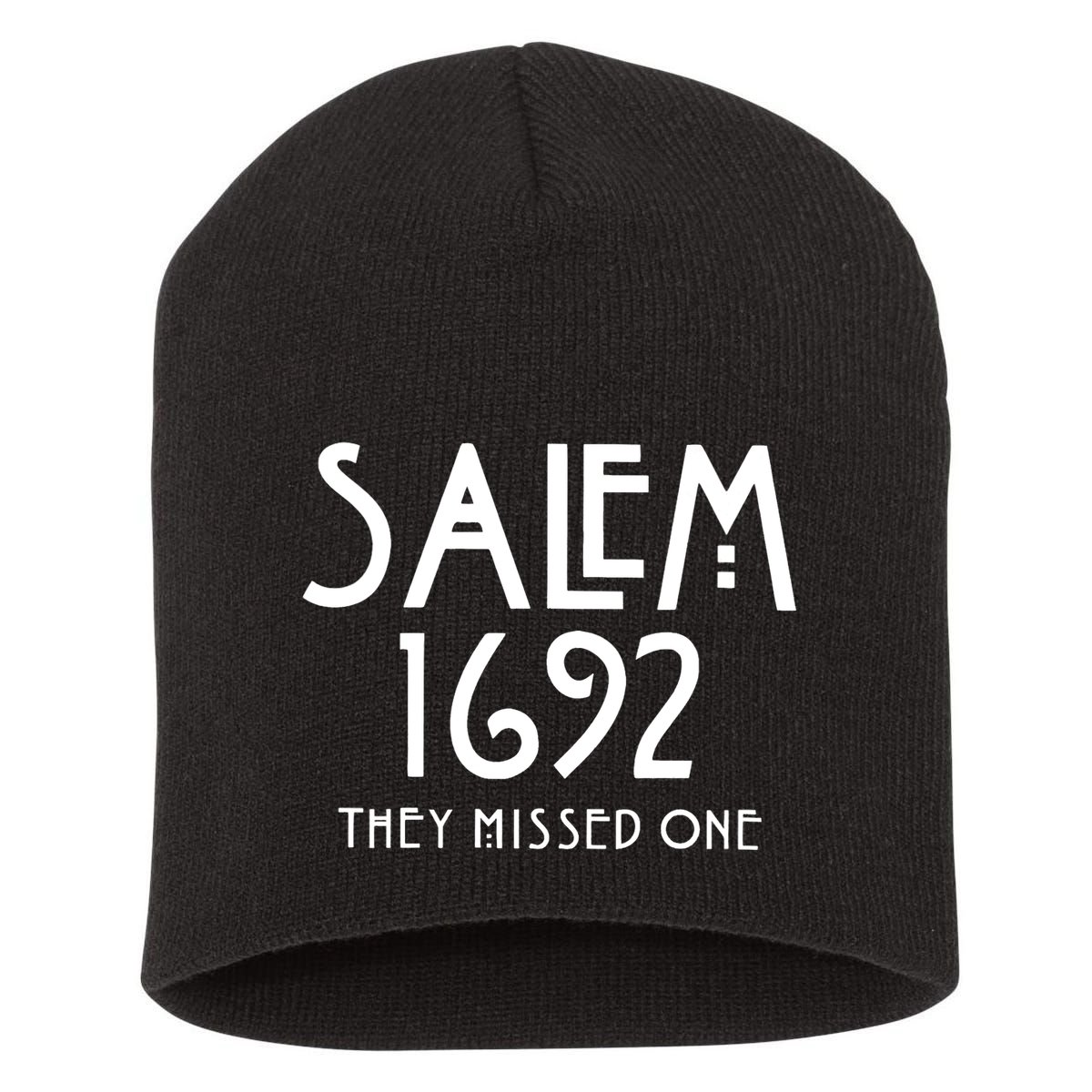 Salem 1692 They Missed One Trending Short Acrylic Beanie