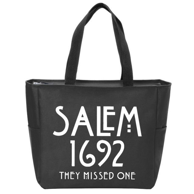 Salem 1692 They Missed One Trending Zip Tote Bag
