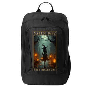 Salem 1692 They Missed One Halloween Witch Trials Women City Backpack