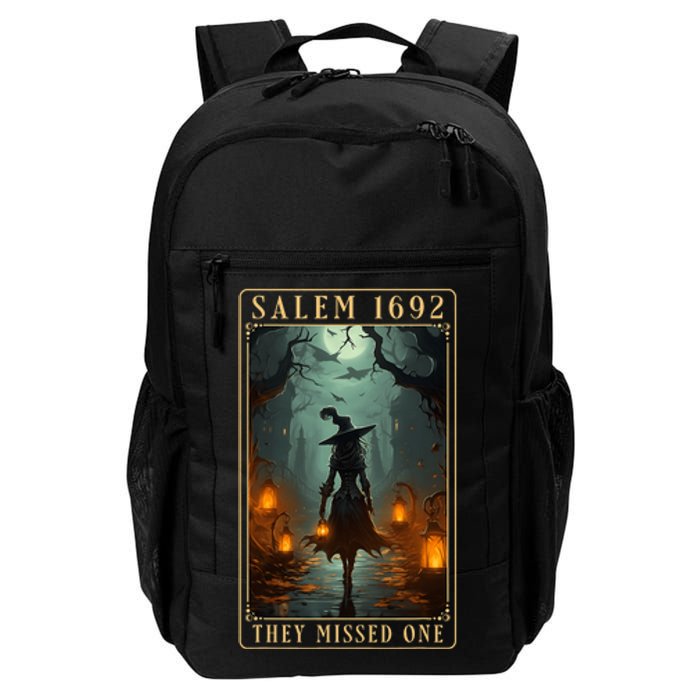 Salem 1692 They Missed One Halloween Witch Trials Women Daily Commute Backpack