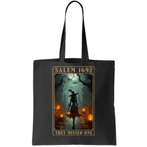 Salem 1692 They Missed One Halloween Witch Trials Women Tote Bag