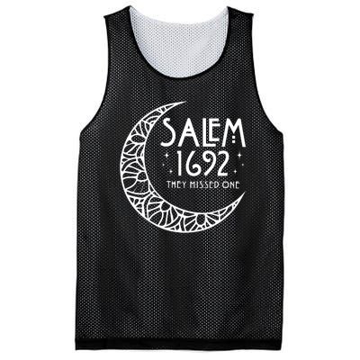 Salem 1692 They Missed One Mesh Reversible Basketball Jersey Tank