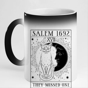 Salem 1692 They Missed One 11oz Black Color Changing Mug