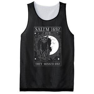 Salem 1692 They Missed One Mesh Reversible Basketball Jersey Tank