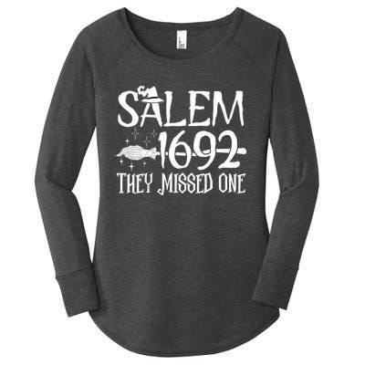 Salem 1692 They Missed One Witch Halloween Women's Perfect Tri Tunic Long Sleeve Shirt