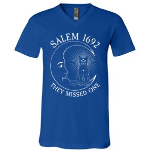 Salem 1692 They Missed One Gift V-Neck T-Shirt