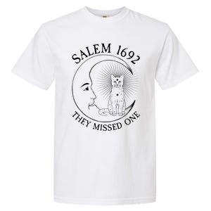 Salem 1692 They Missed One Gift Garment-Dyed Heavyweight T-Shirt