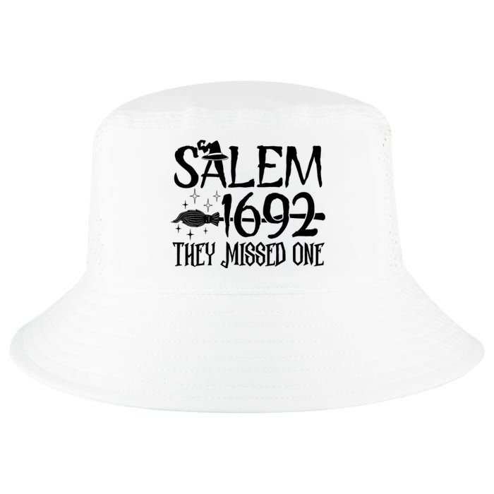 Salem 1692 They Missed One Witch Halloween Trending Design Cool Comfort Performance Bucket Hat