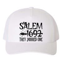 Salem 1692 They Missed One Witch Halloween Trending Design Yupoong Adult 5-Panel Trucker Hat